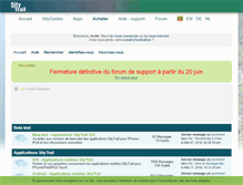 Tablet Screenshot of forumfr.sitytrail.com